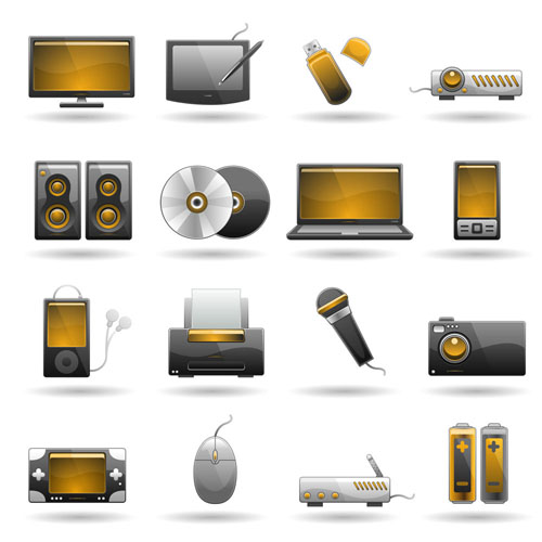 free vector Icon for technology products 01 vector